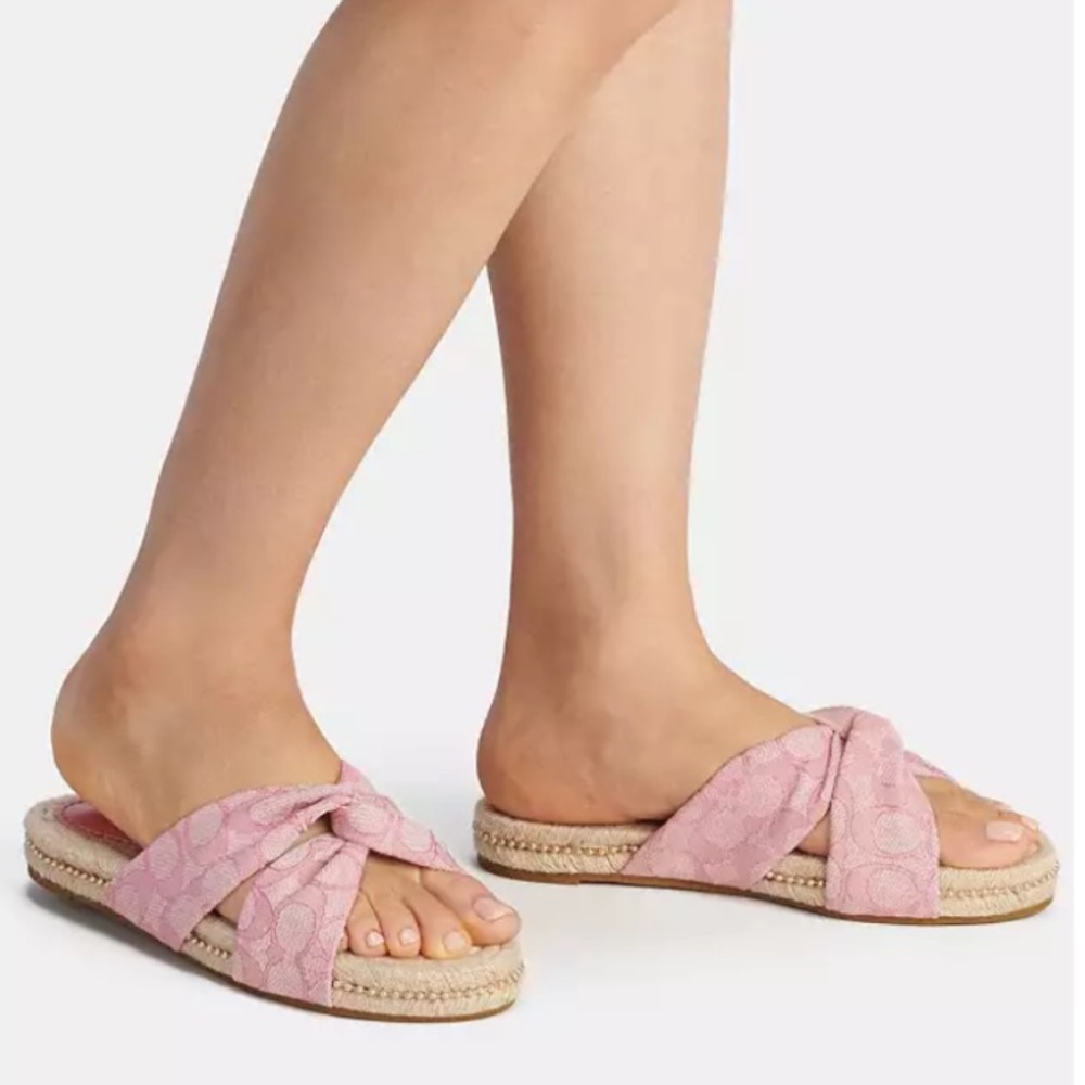 NEW 🌸Coach Charli Espadrille Sandals